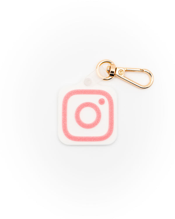 Pink Instagram Keychains